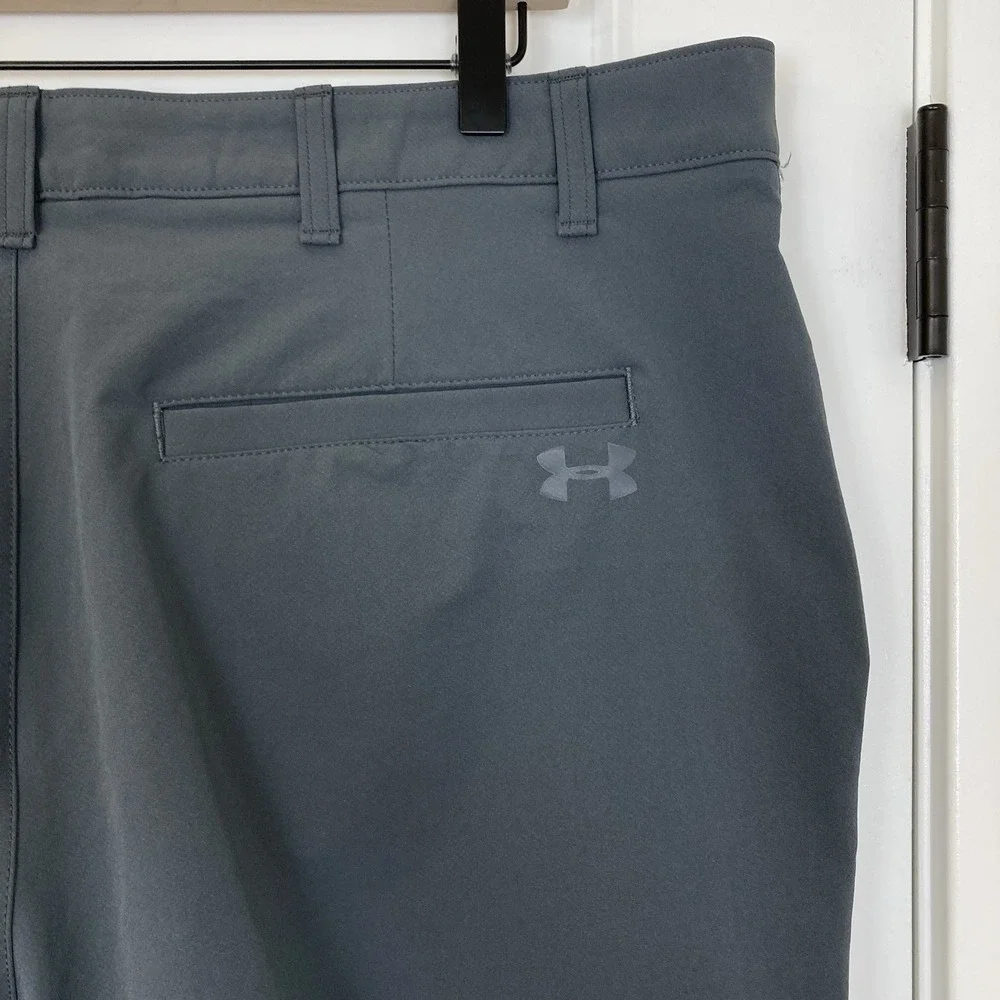 Under Armour UA Tech Moisture Wicking Golf Performance Pants Gray Mens 40x32 - Picture 5 of 9